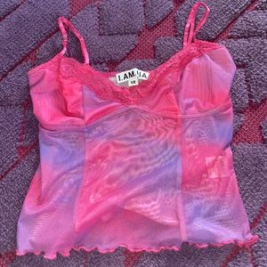 Authentic i am gia mesh top